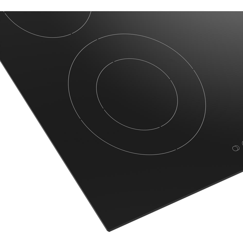 Blomberg MKN54212 60cm 4 Zone Built In Electric Ceramic Hob with Touch Controls, 32 Amp, Black Glass image 3