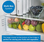 Bosch KGN34NWEAG 186cm Tall Fridge Freezer, 193 Litre Fridge, 107 Litre Freezer, 60cm Wide, Frost Free, White image 4