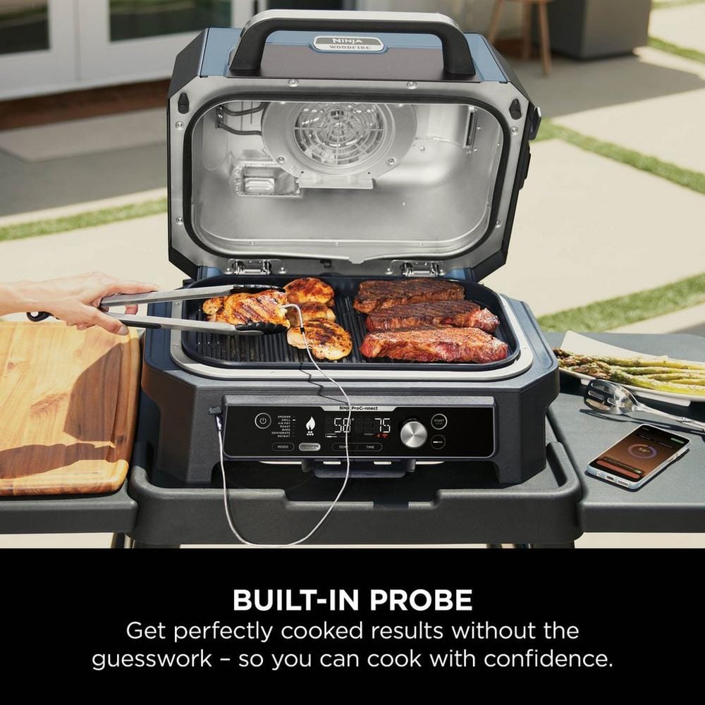 Ninja Woodfire Pro Connect XL Electric BBQ Grill & Smoker OG901UK image 3