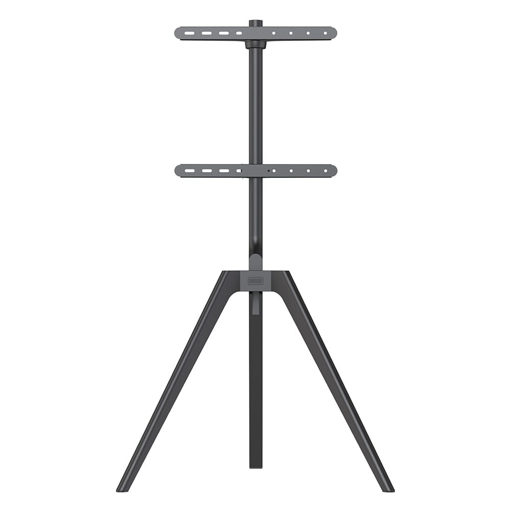 Ttap Tripod Floor TV Stand in Black Wood image 1