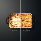 AEG DEX33111EM Built in Electric Double Oven, 89cm High, Main Oven Fan, Top Oven Grill & Convention, Stainless Steel image 3