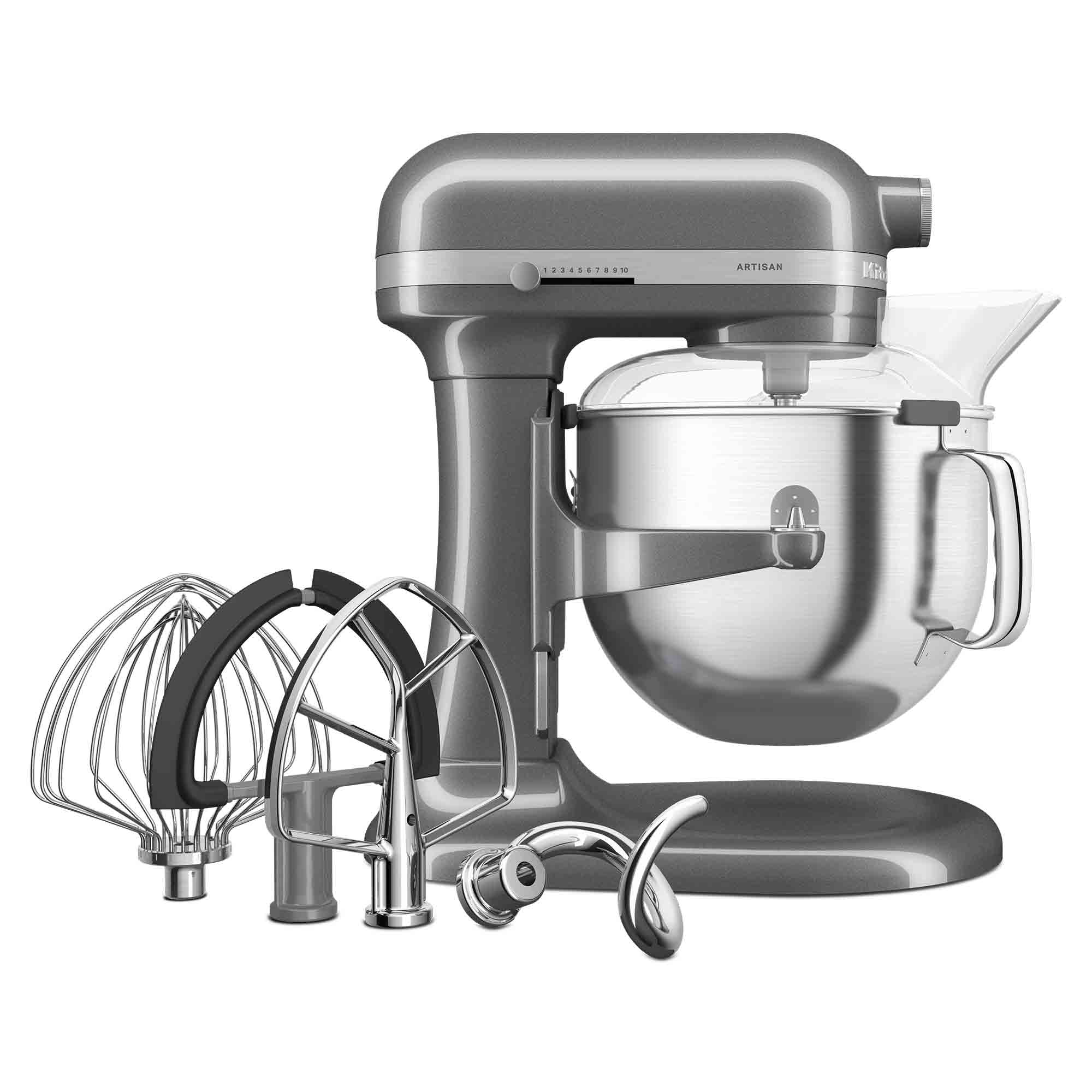 KitchenAid Artisan Mixer Bowl-Lift 6.6L in Medallion Silver 5KSM70SHXBMS image 3