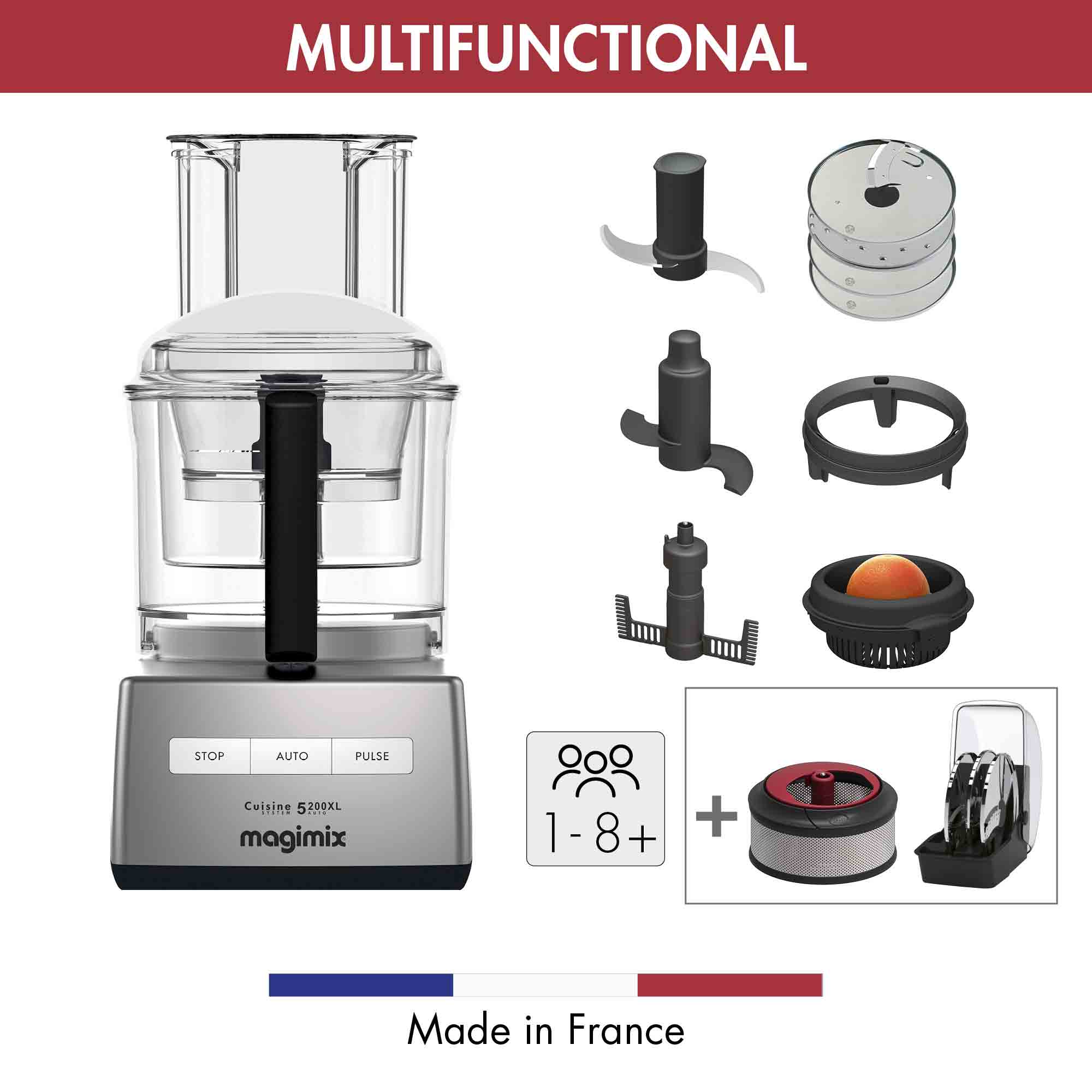 Magimix 5200XL Premium Food Processor Satin - 18714 image 10
