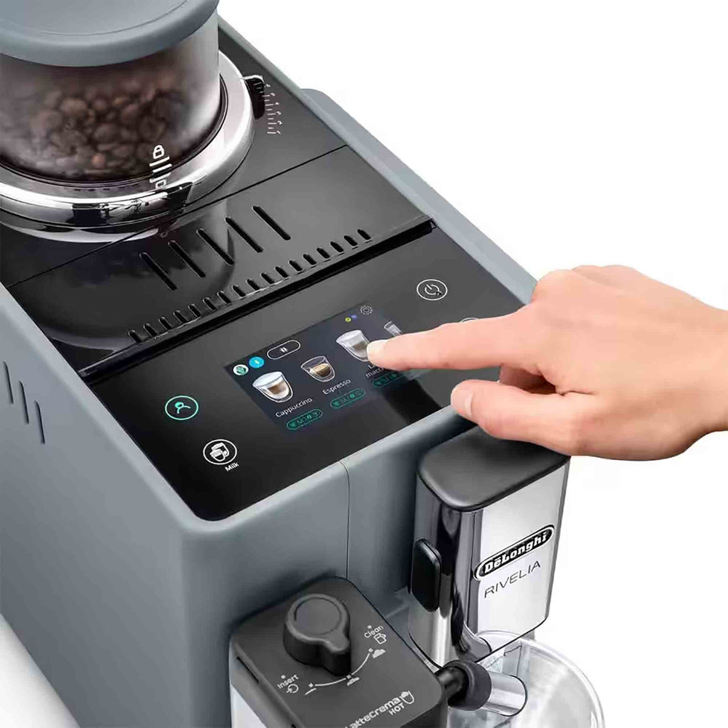 Delonghi Rivelia Bean to Cup Coffee Machine in Grey - EXAM44055G image 1