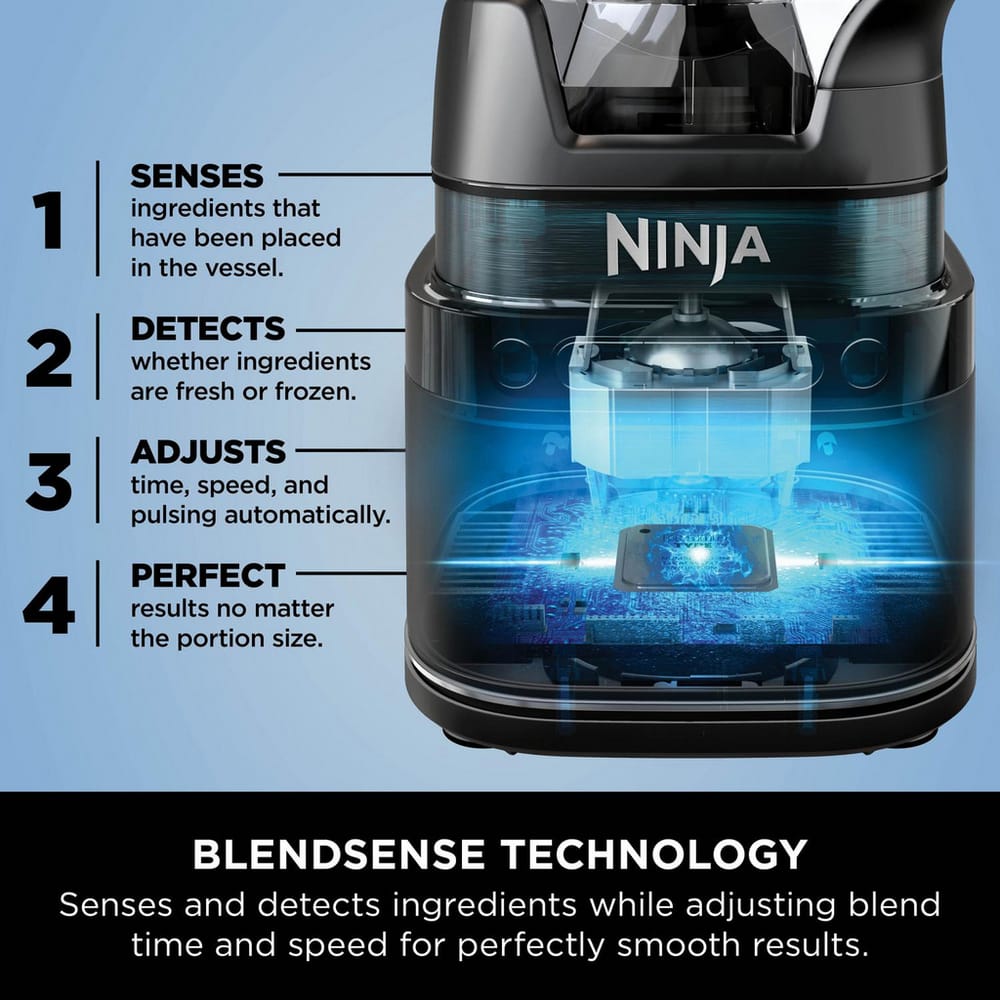 Ninja Detect Power Blender Pro with Blendsense Technology in Black - TB201UK image 7