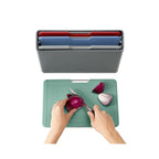 Joseph Joseph Folio 4 Piece Regular Chopping Board Set in Coast Graphite - 60214 image 3