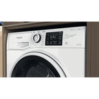 Hotpoint NDBE9635WUK 9kg Wash, 6kg Dry, 1400 Spin, Freestanding Washer Dryer, White image 8