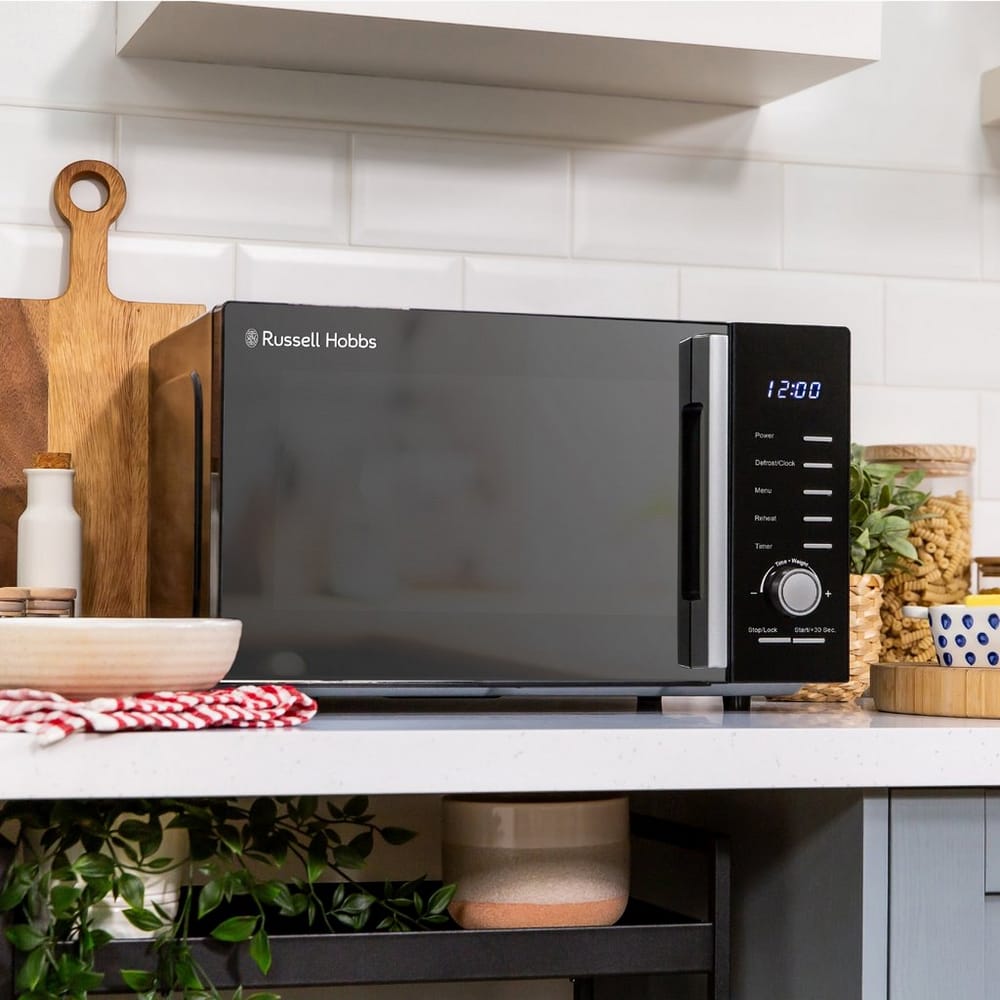 Russell Hobbs 23 Litre 800W Solo Microwave in Black - RHM2348B image 2