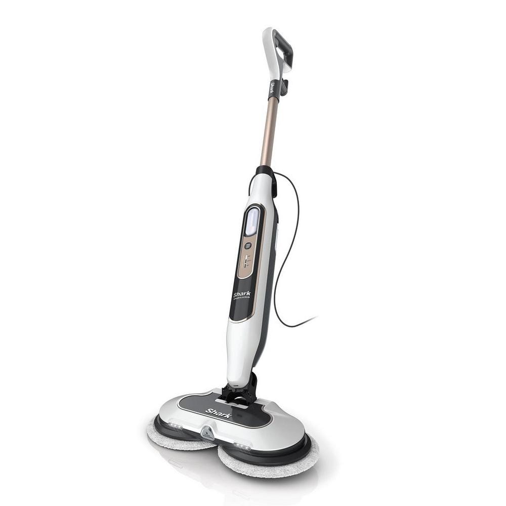 Shark Steam & Scrub Automatic Steam Mop with Steam Blaster - White S8201UK image 0