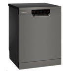 Schönhaus DWSF0115FSBG 15 Place Setting Freestanding Dishwasher, 60cm Wide, Graphite image 1