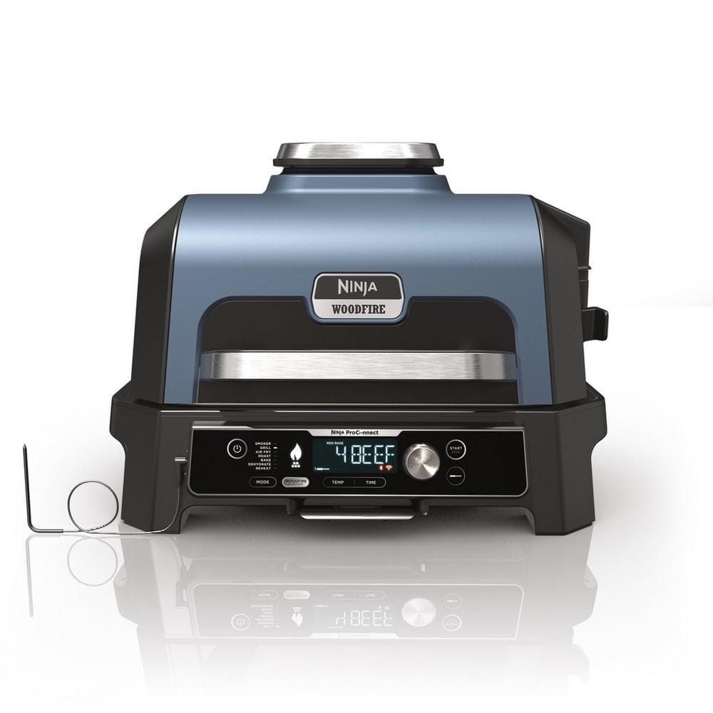 Ninja Woodfire Pro Connect XL Electric BBQ Grill & Smoker OG901UK image 0