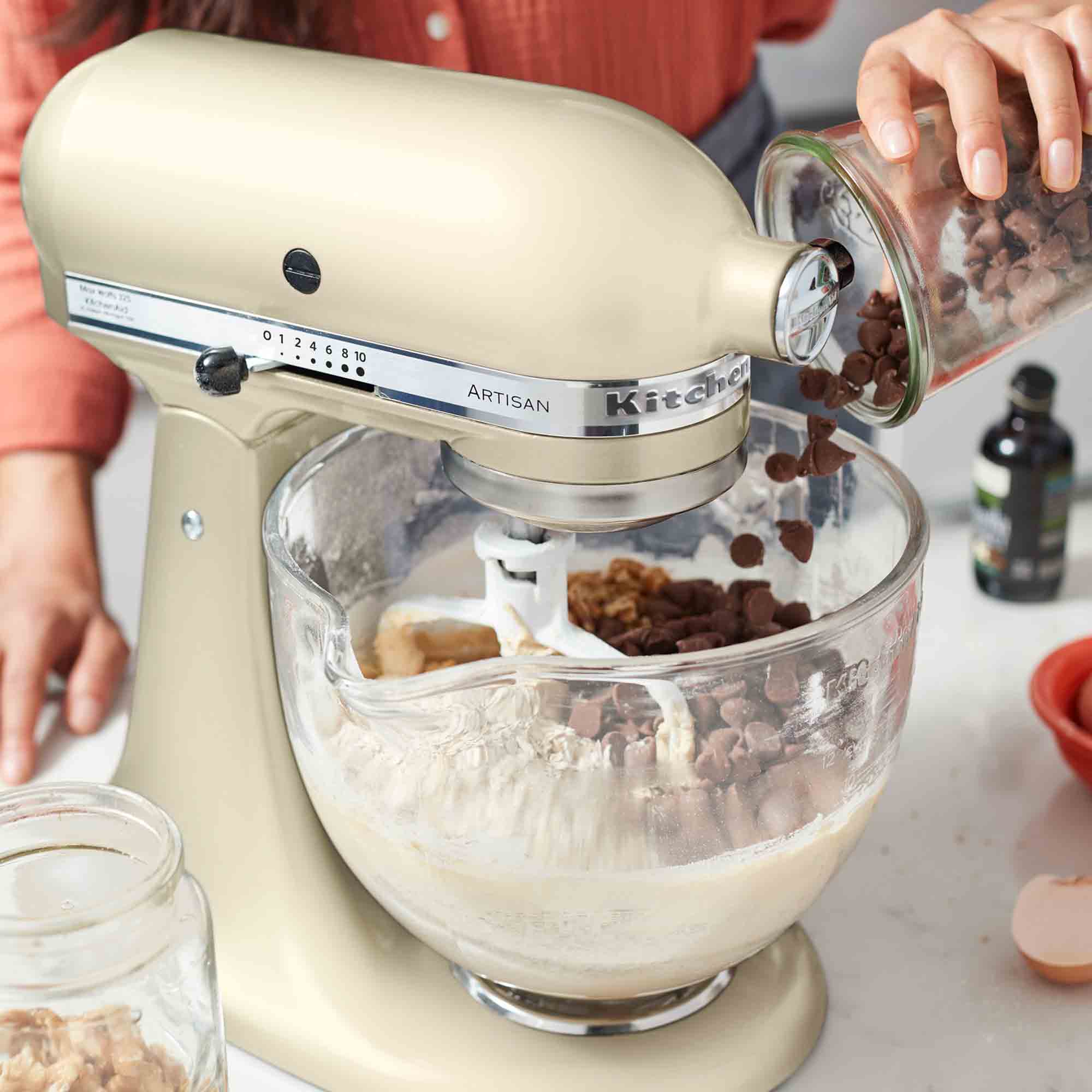 KitchenAid Artisan Mixer in Almond Cream - 5KSM175PSBAC image 4