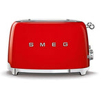 Smeg TSF03RDUK Retro Style 4 Slice Toaster Red image 1
