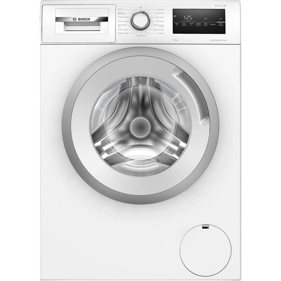 Bosch WAN28258GB 8kg, 1400 Spin, Freestanding Washing Machine with Quick Wash, White 
