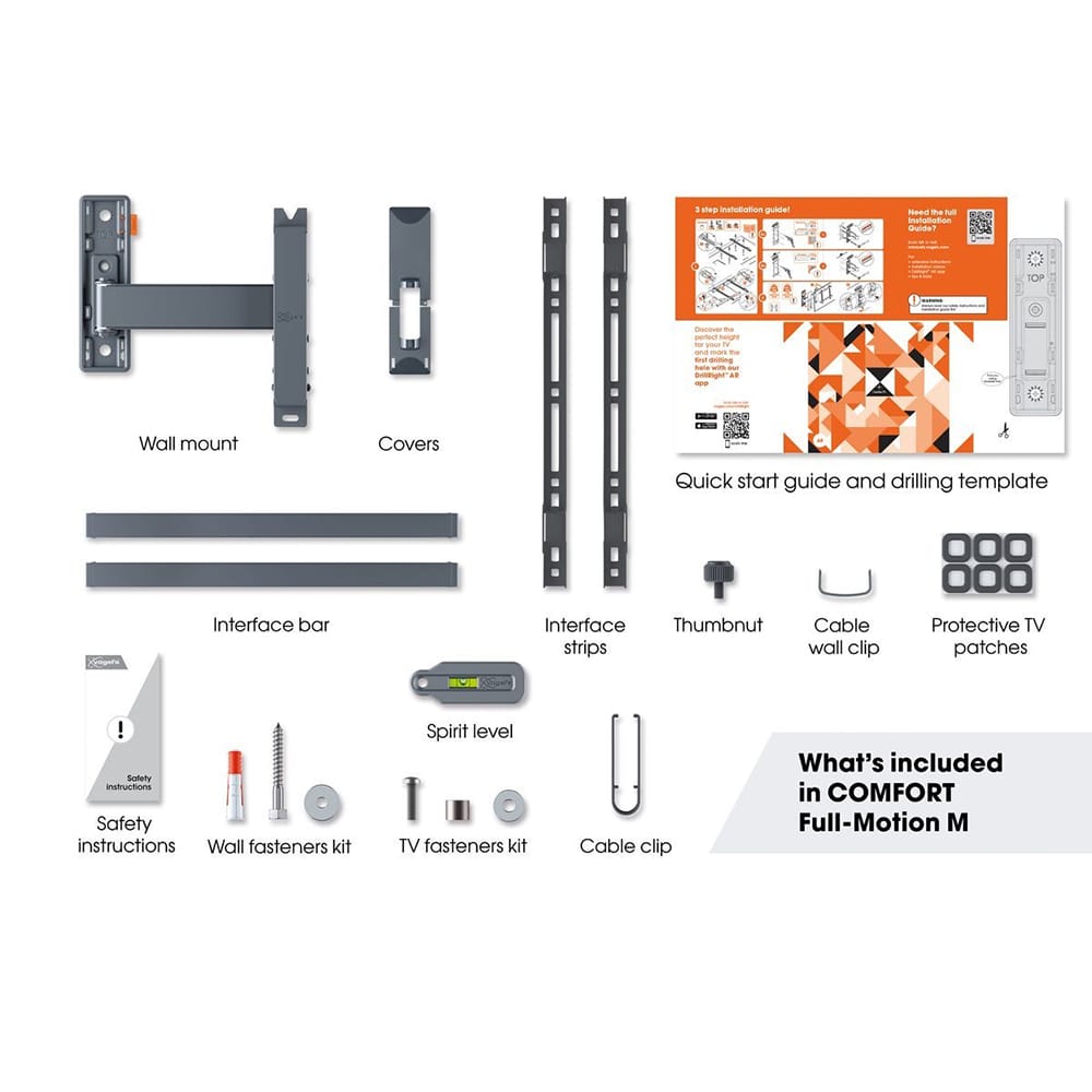 Vogels TVM3425 Full Motion Wall Bracket image 3