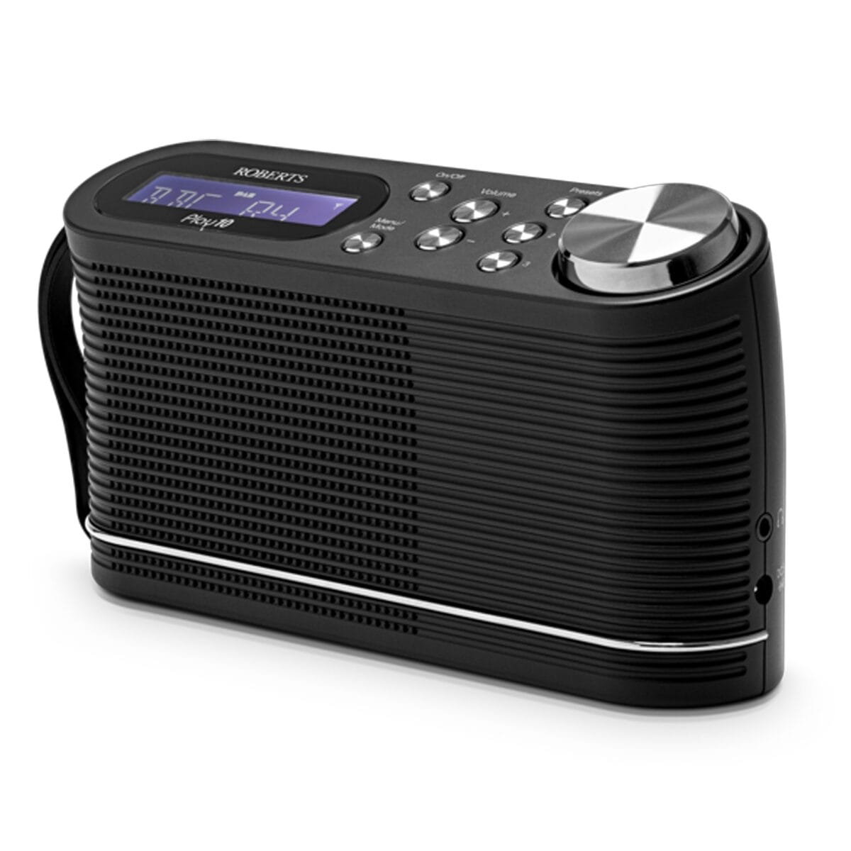 Roberts Radio PLAY10BK Portable DAB Radio in Black image 0