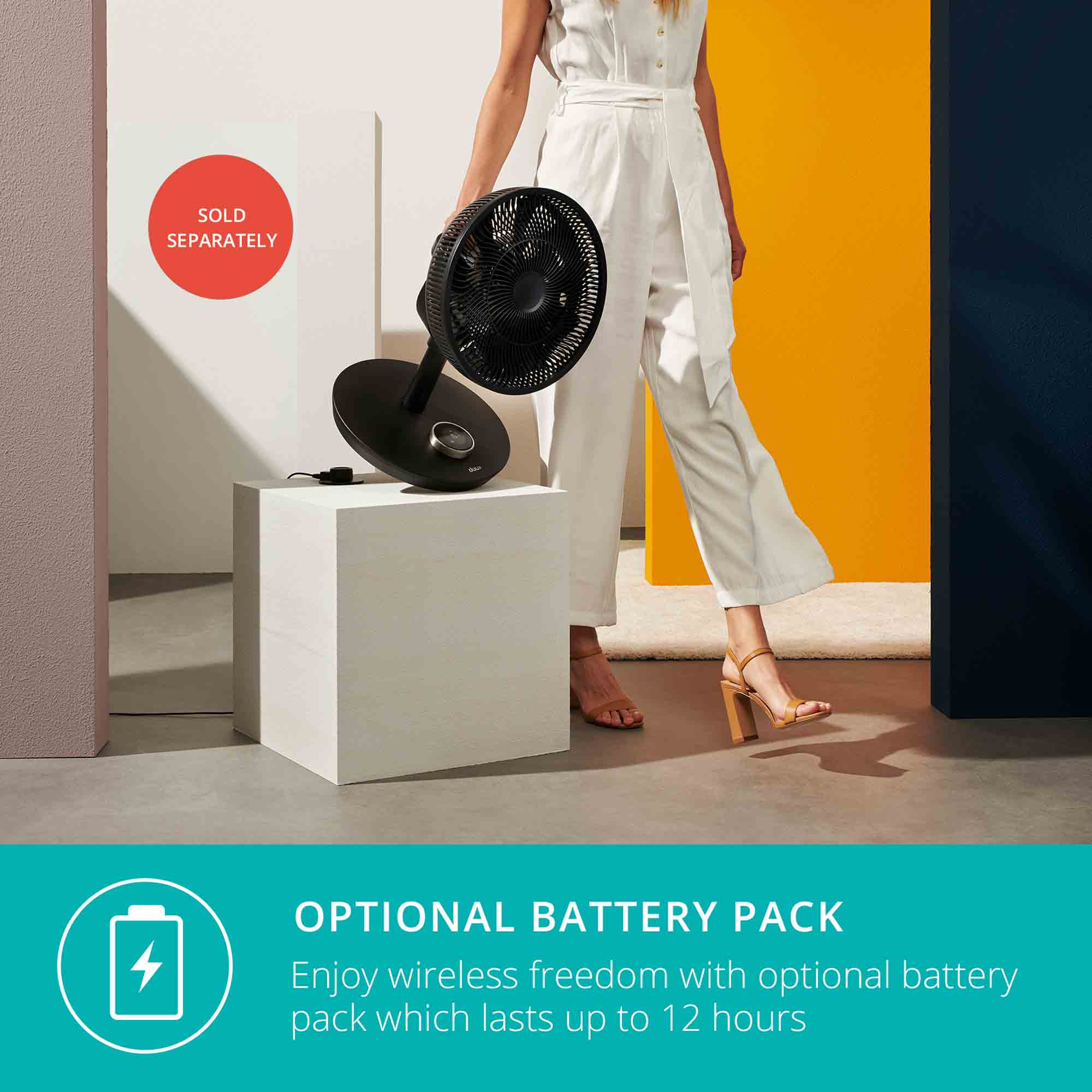 Duux Whisper Flex Smart Fan in Black - DXCF10 image 3