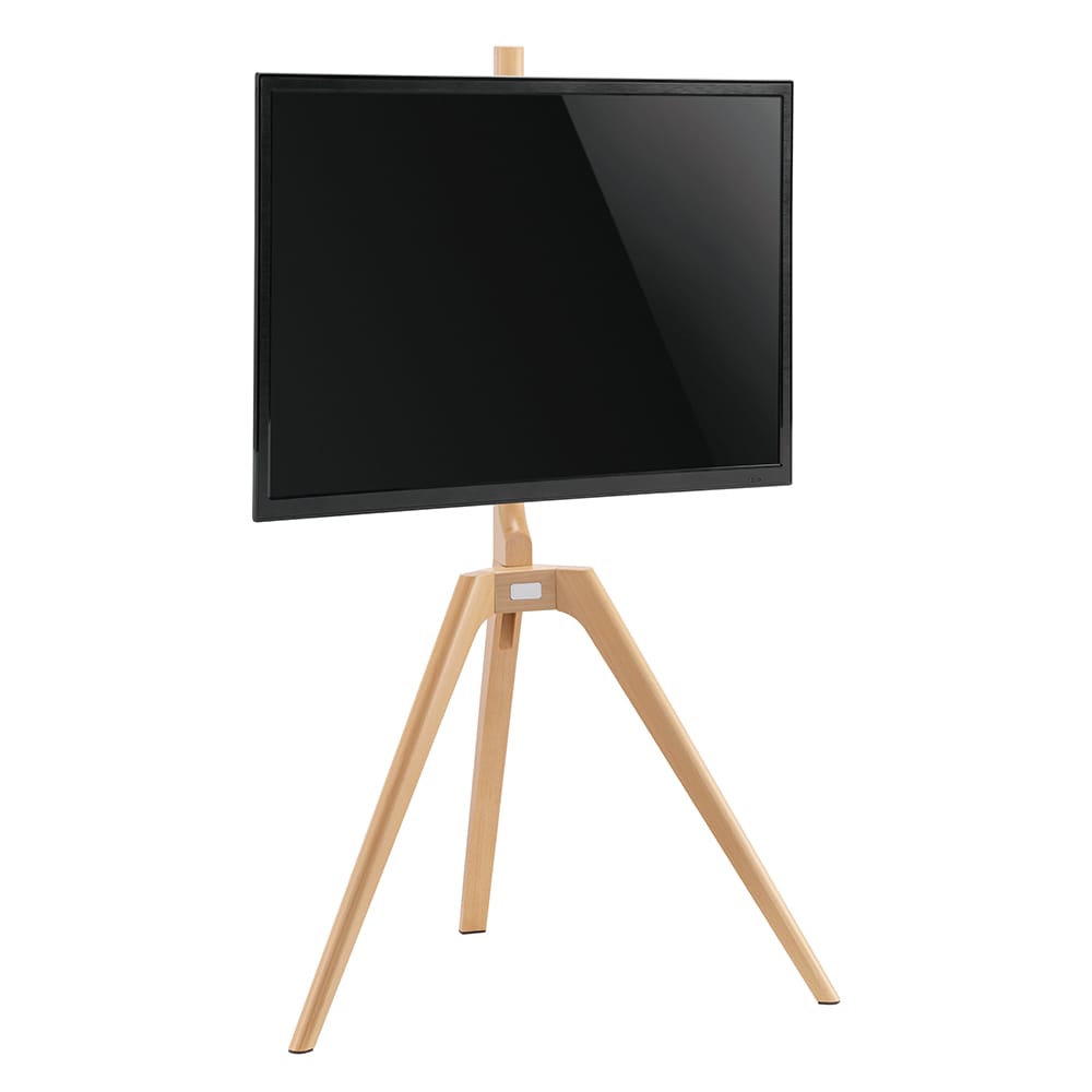 Ttap Tripod Floor TV Stand in Light Wood image 4