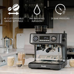 Dualit Espressivo Pro Coffee Machine in Grey - 84455 image 8
