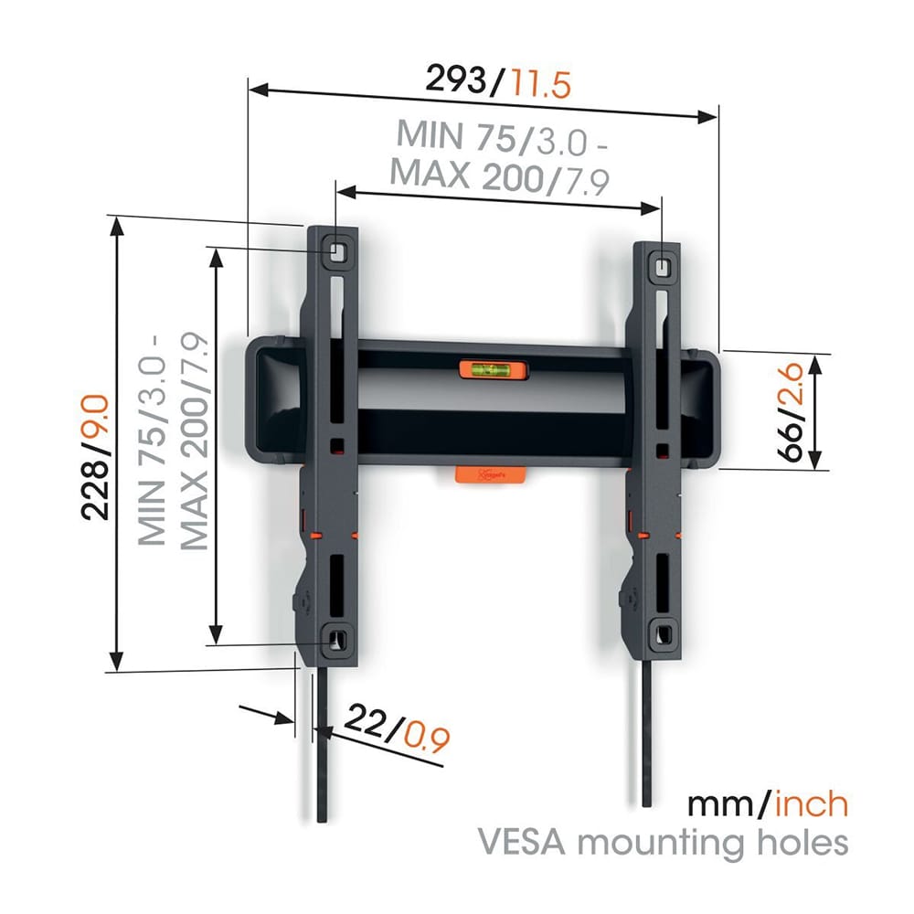 Vogels TVM3205 Flat Wall Bracket image 2