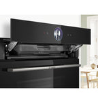 Bosch CSG7361B1 Built-In Electric Compact Oven with Steam / AirFry Function, 45cm High, Black image 3