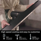 Shark TurboBlade Multi-Directional Cooling Fan in Charcoal & Beat Brass - TF200SUK image 1