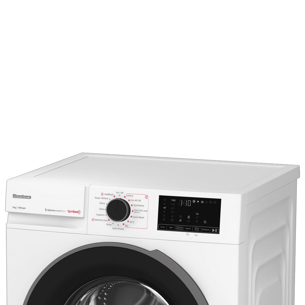 Blomberg LWA29461W 9kg, 1400 Spin, Freestanding Washing Machine with Quick Wash, White image 4