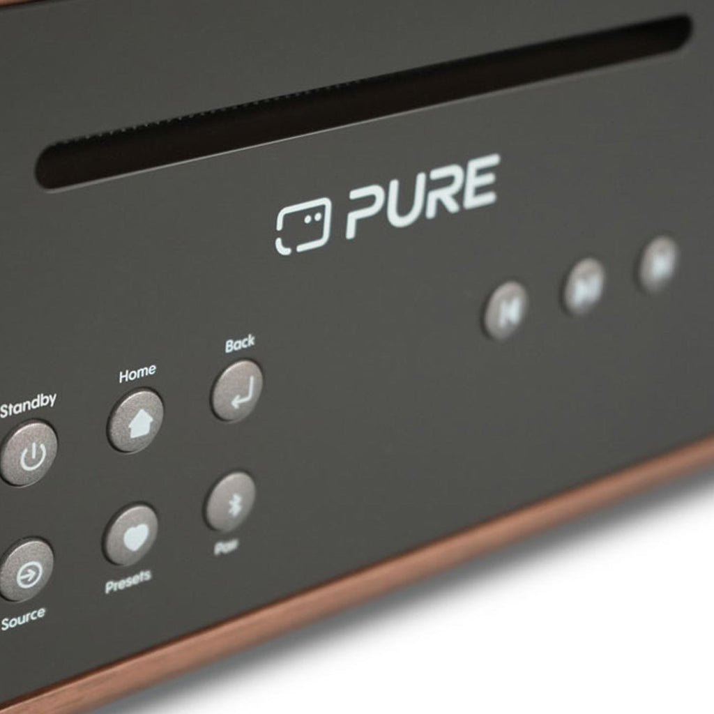 Pure Classic Stereo Internet Radio, CD Player & Bluetooth Hi-Fi System