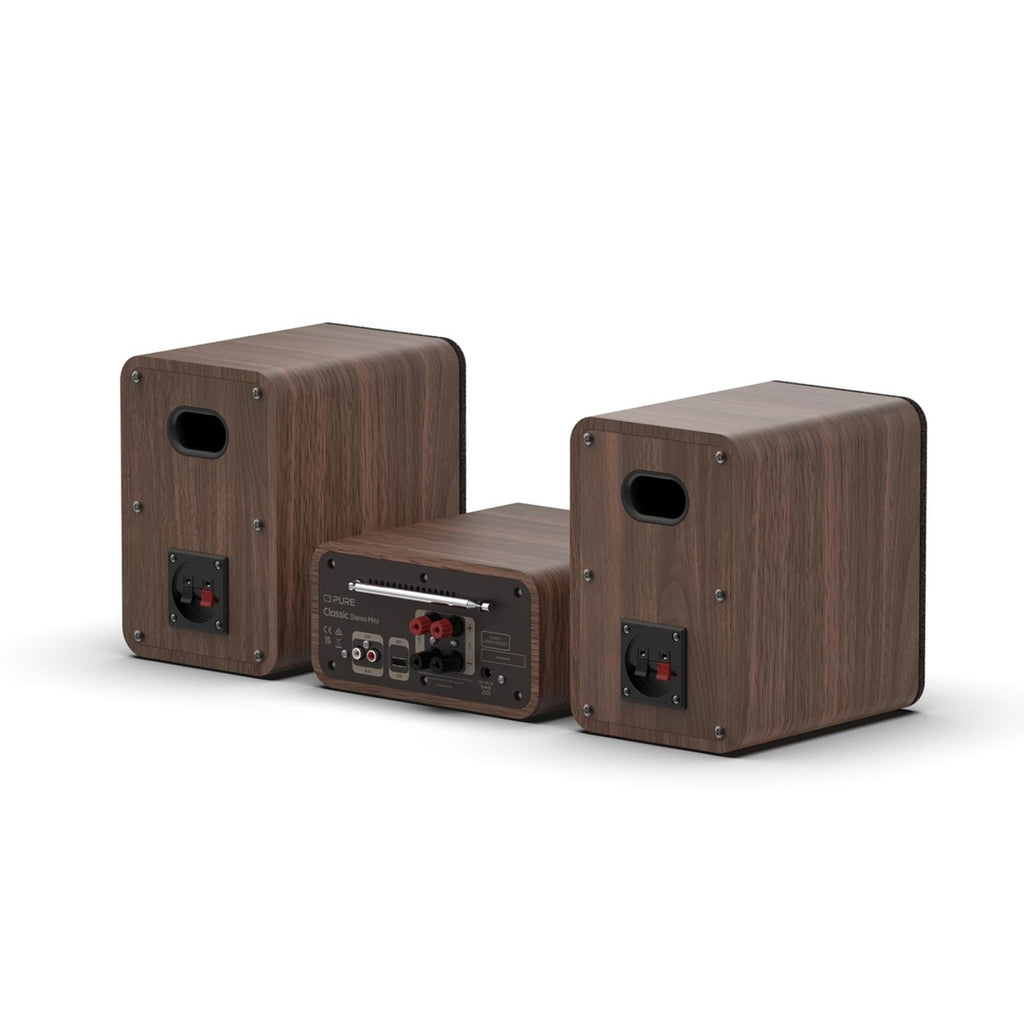 Pure Classic Stereo Mini DAB+/FM Bluetooth Micro Hi-Fi System with CD Player