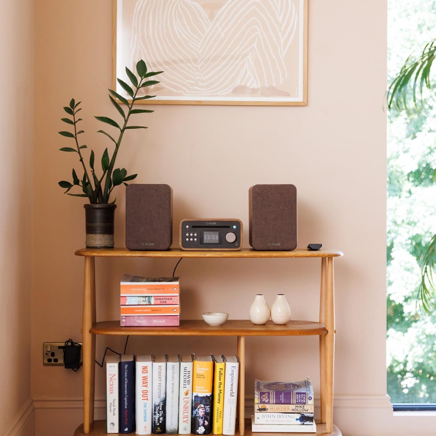 Pure Classic Stereo Mini DAB+/FM Bluetooth Micro Hi-Fi System with CD Player