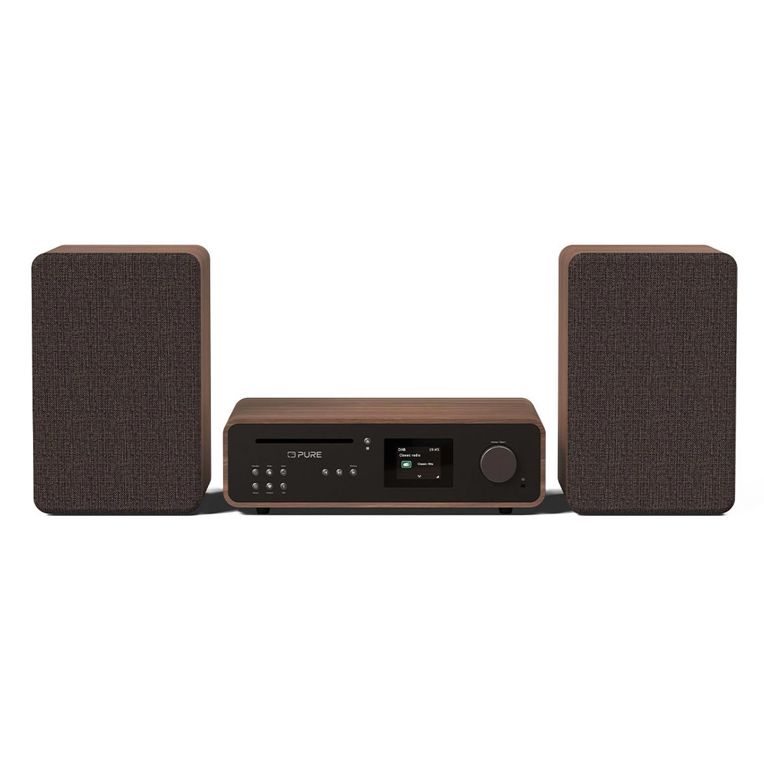 Pure Classic Stereo Internet Radio, CD Player &amp; Bluetooth Hi-Fi System