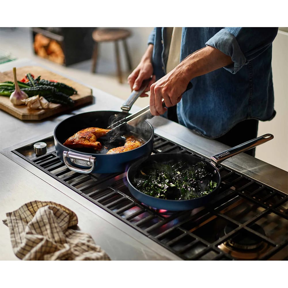 Joseph Joseph Space Folding Handle Ceramic Non-stick 28cm Blue Frying Pan - 45042 image 4