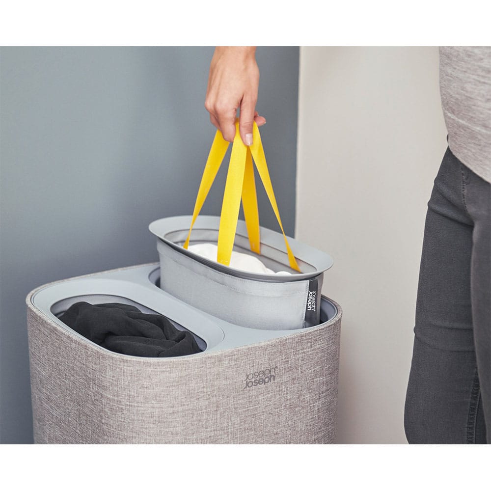 Joseph Joseph Tota 60 litre Laundry Separation Basket in Grey - 50001 image 2