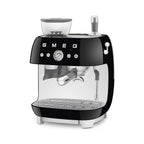 Smeg Espresso Coffee Machine with Grinder in Black EGF03BLUK image 0