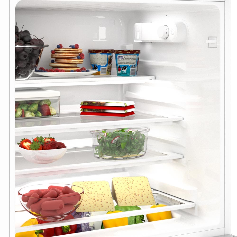 Blomberg TSM1654IU Integrated Undercounter Larder Fridge, 130 Litres, White image 1