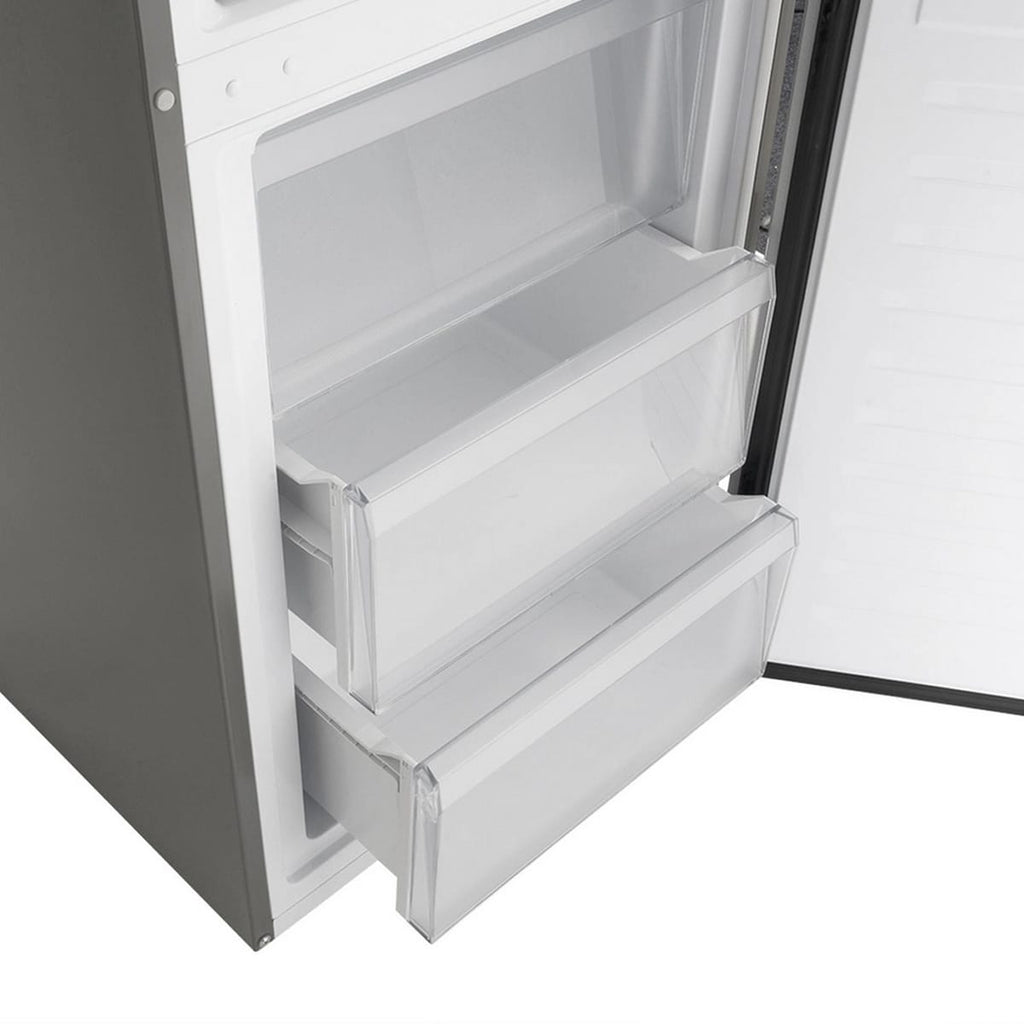 Sensis RFCMF0160ES 185cm Tall Fridge Freezer, 235L Fridge, 120L Freezer, 60cm wide, Frost Free, Silver image 3