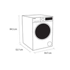 Sensis WDF018514AW 8kg Wash, 5kg Dry, 1400 Spin Freestanding Washer Dryer, White image 2