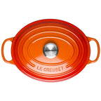 Le Creuset Signature Cast Iron Oval Casserole Dish Volcanic 29cm image 2