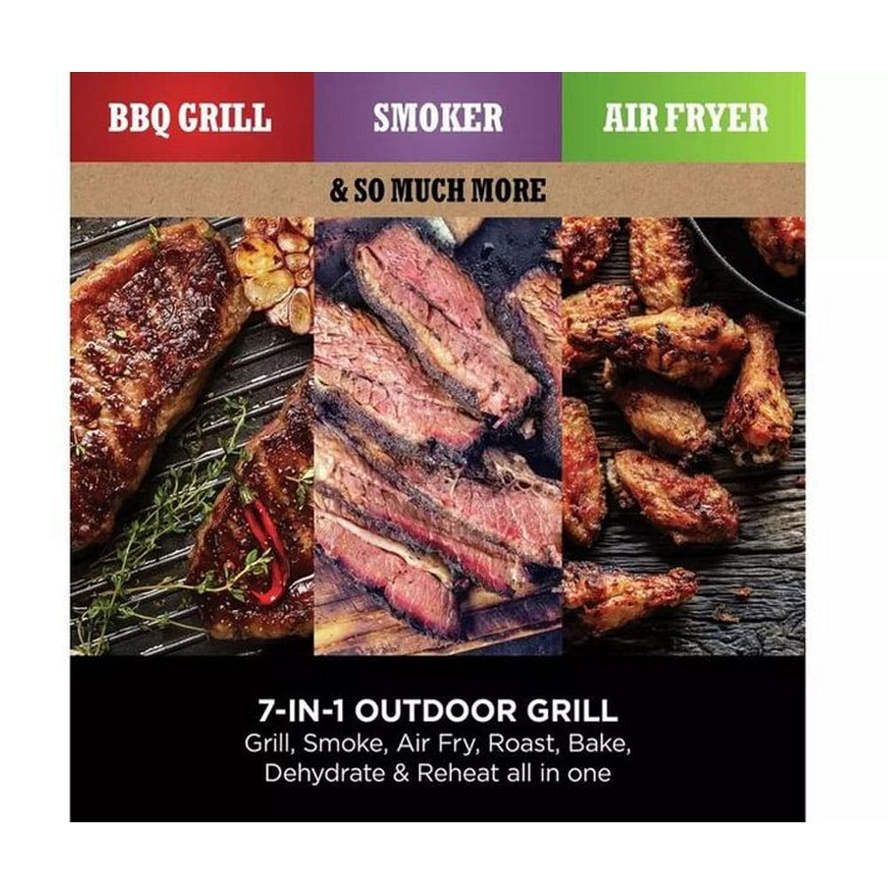 Ninja Woodfire Electric BBQ Grill & Smoker OG701UK image 2