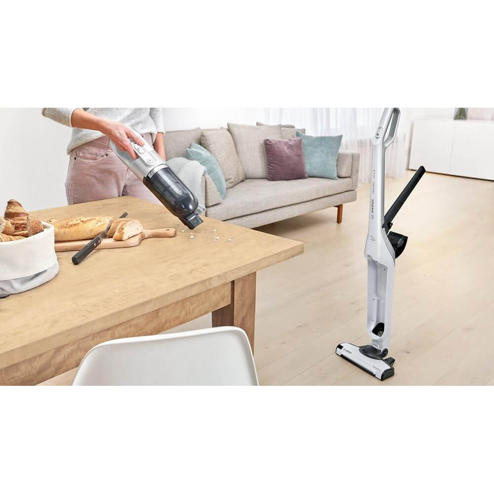 Bosch Cordless Upright Vacuum Cleaner in Silver - BBH3280GB image 1