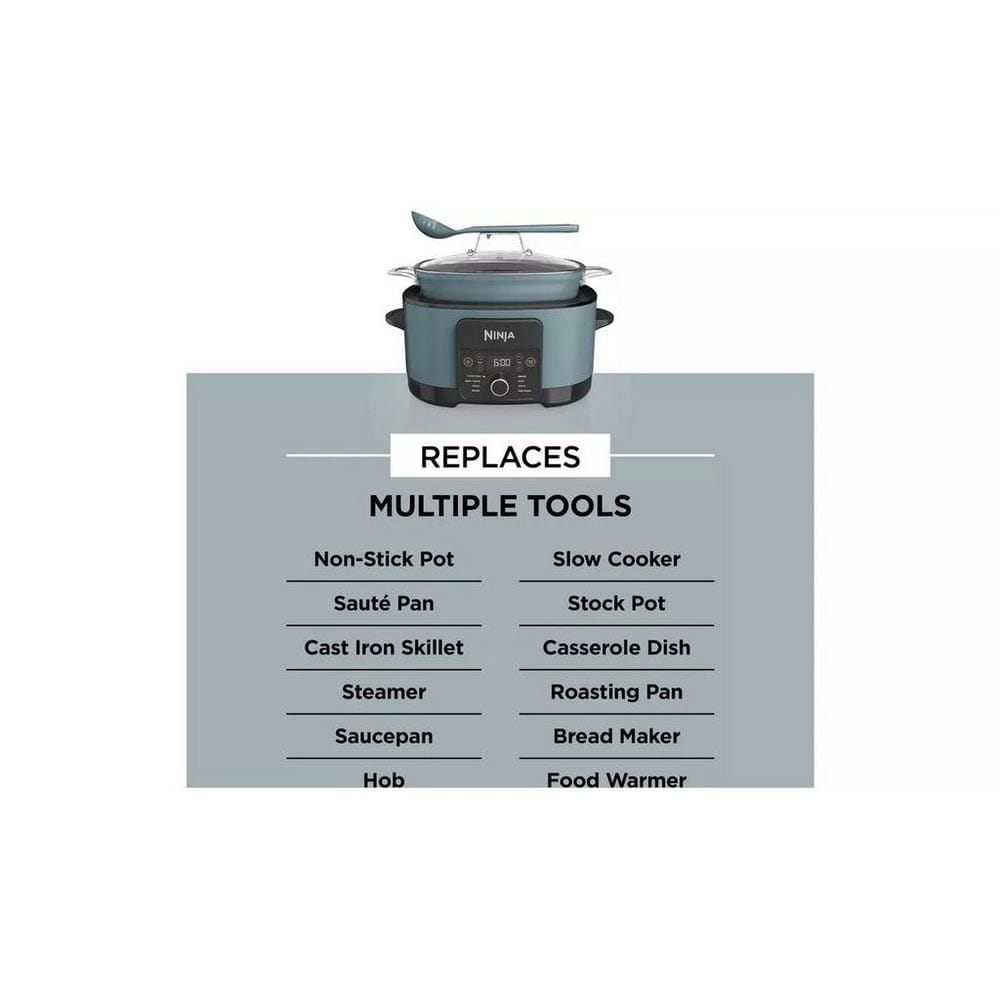 Ninja Foodi Possible Cooker 8-in-1 Slow Cooker in Blue MC1001UK image 2