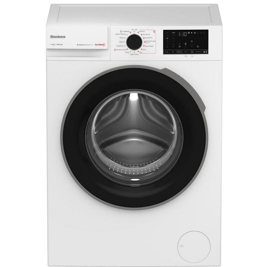 Blomberg LWA18461W 8kg, 1400 Spin, Freestanding Washing Machine with Quick Wash, White