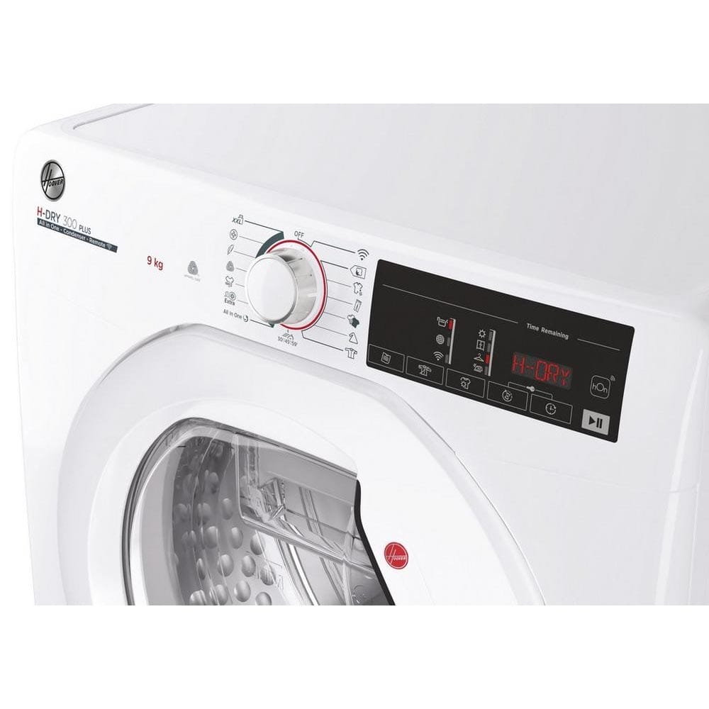 Hoover HLEC9TE 9kg, Sensor Dry, Freestanding Condenser Tumble Dryer, White image 2