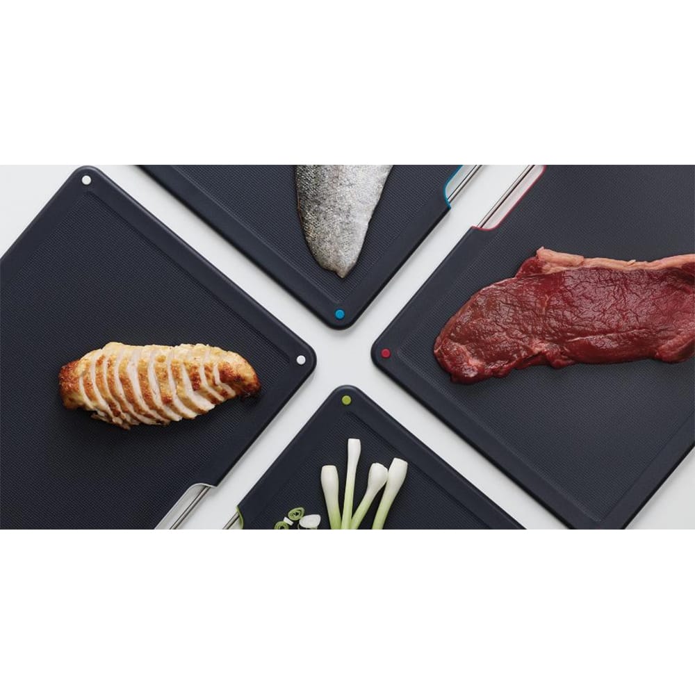 Joseph Joseph Folio™ Steel 4-piece Black Chopping Board Set - 60171 image 3