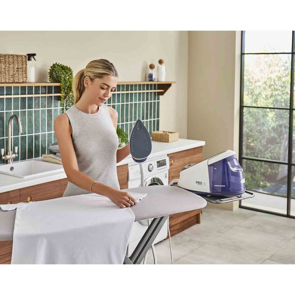 Morphy Richards Speed Steam 3000W Steam Generator Iron in Purple - 333202 image 3