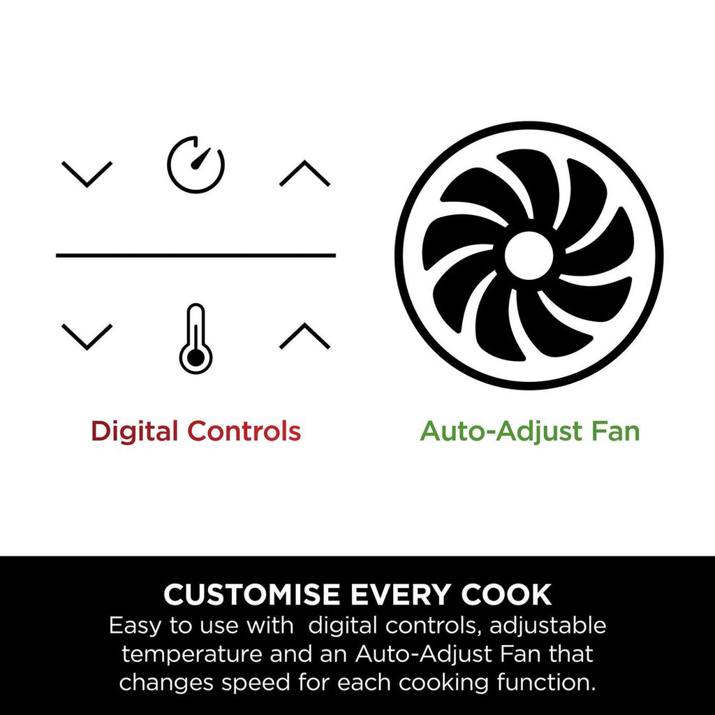 Ninja 9.5 litre MAX 6-in-1 Dual Zone Air Fryer in Gun Metal Grey - DZ400UK image 2