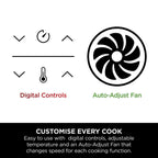 Ninja 9.5 litre MAX 6-in-1 Dual Zone Air Fryer in Gun Metal Grey - DZ400UK image 2