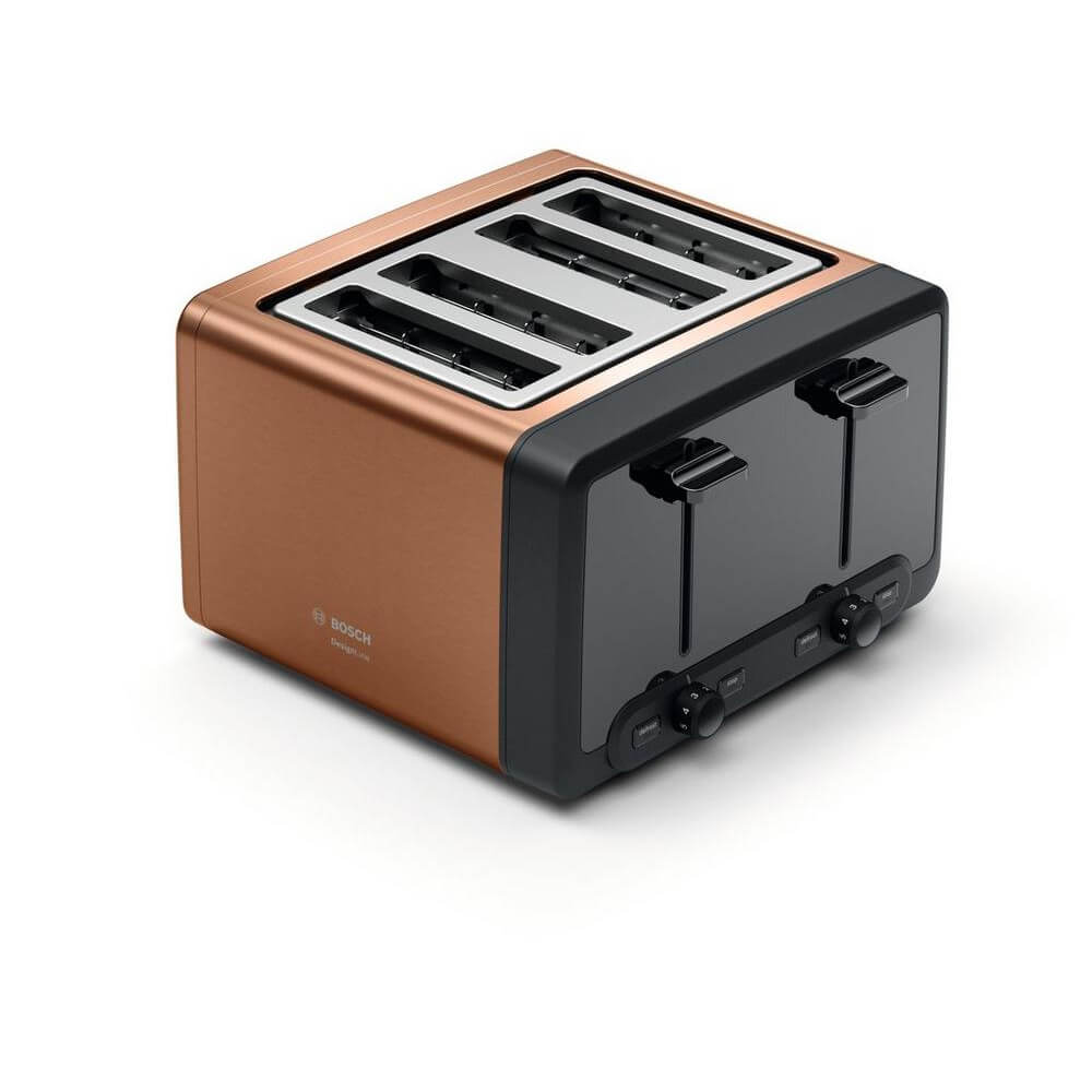 Bosch DesignLine 4 Slice Toaster in Copper - TAT4P449GB image 0