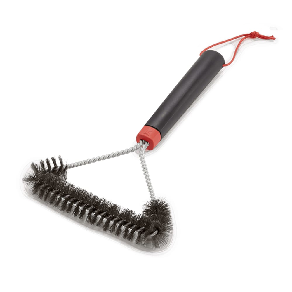 Weber 30cm Three-Sided Grill Brush - 6277 image 0