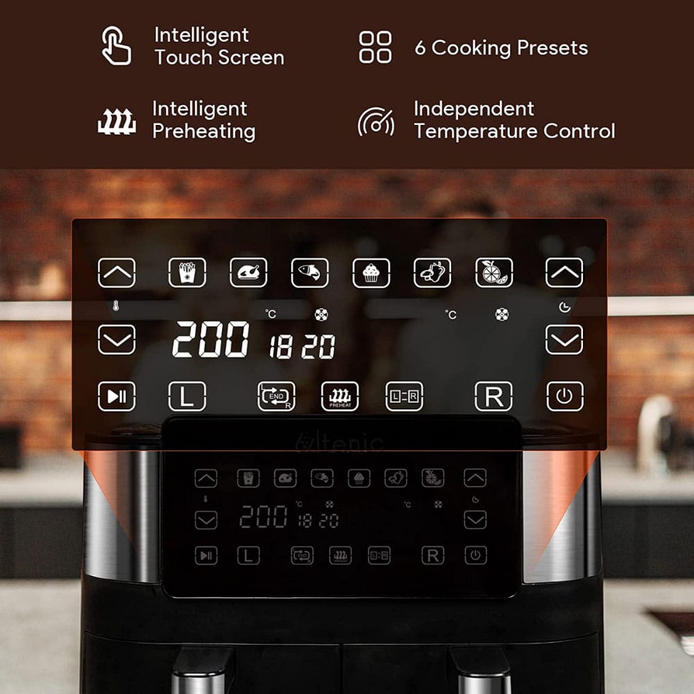 Hamilton Beach HealthyCook Dual 2 x 4L Air Fryer - HB4006 image 1